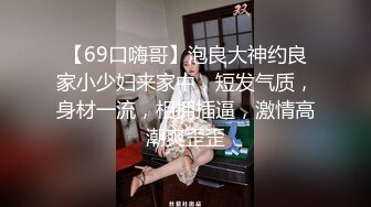 【69口嗨哥】泡良大神约良家小少妇来家中，短发气质，身材一流，相拥插逼，激情高潮爽歪歪