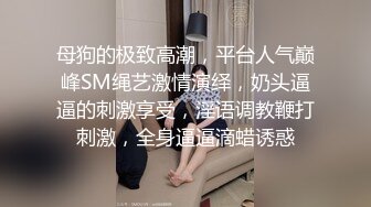 母狗的极致高潮，平台人气巅峰SM绳艺激情演绎，奶头逼逼的刺激享受，淫语调教鞭打刺激，全身逼逼滴蜡诱惑