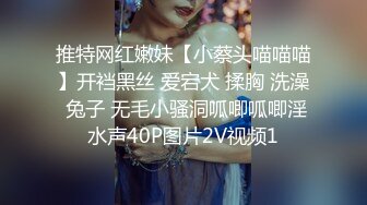 推特网红嫩妹【小蔡头喵喵喵】开裆黑丝 爱宕犬 揉胸 洗澡 兔子 无毛小骚洞呱唧呱唧淫水声40P图片2V视频1