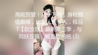 高能预警！几十万粉，身材颜值巅峰，比女人还女人，极品T【赵汝珍】最新第三季，与同妖互搞，被直男啪啪 (3)