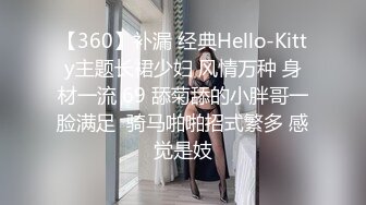 【360】补漏 经典Hello-Kitty主题长裙少妇 风情万种 身材一流 69 舔菊舔的小胖哥一脸满足  骑马啪啪招式繁多 感觉是妓