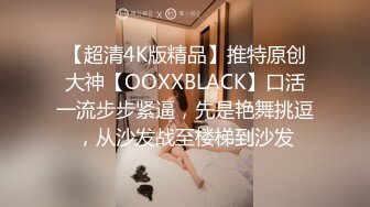 【超清4K版精品】推特原创大神【OOXXBLACK】口活一流步步紧逼，先是艳舞挑逗，从沙发战至楼梯到沙发