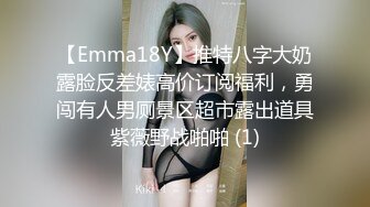 【Emma18Y】推特八字大奶露脸反差婊高价订阅福利，勇闯有人男厕景区超市露出道具紫薇野战啪啪 (1)